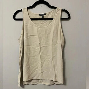 Eileen Fisher Beige Tank Top Petite Large